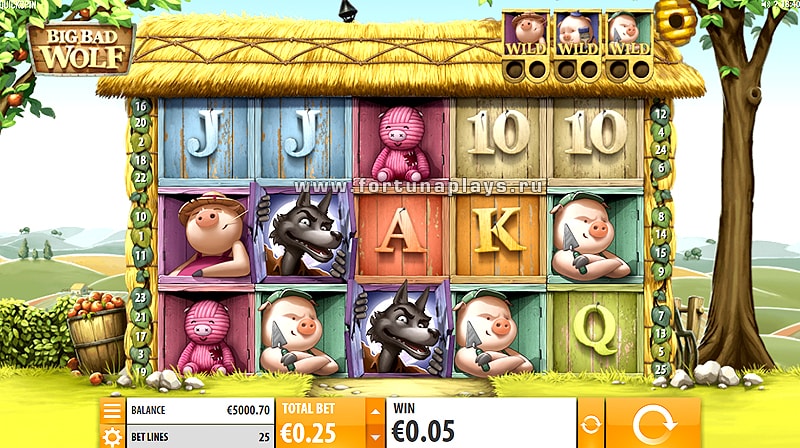 Big Bad Wolf играть на казино Плей Фортуна
