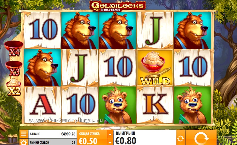 Goldilocks and the Wild Bears слот в Play Fortuna Casino