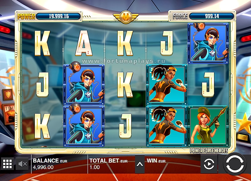 Power Force Heroes игровой автомат бесплатно на казино Плей Фортуна